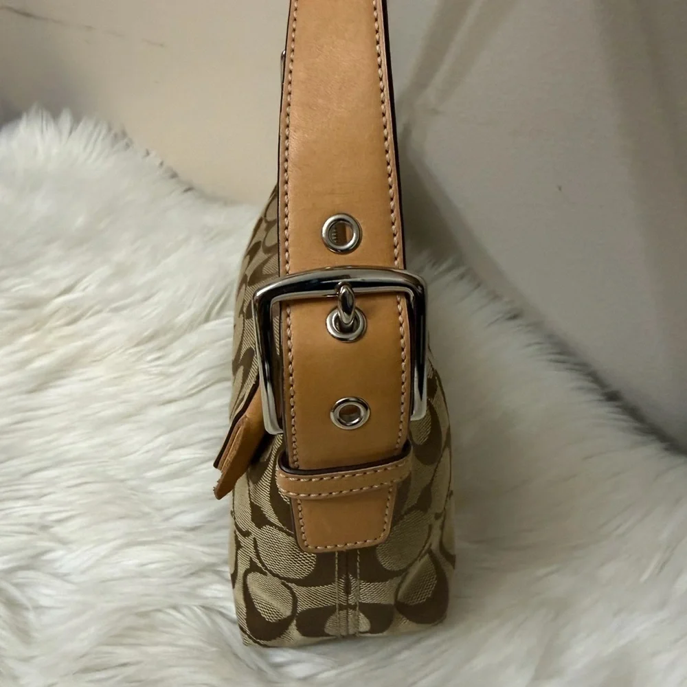 Coach Tan Leather Men's Bag